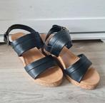 sleehakken graceland kurk, Zwart, Zo goed als nieuw, Graceland, Sandalen of Muiltjes