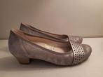 Gabor feestelijke pumps zilverkleur z.g.a.n. ! mt 7G, Pumps, Overige kleuren, Gabor, Ophalen of Verzenden