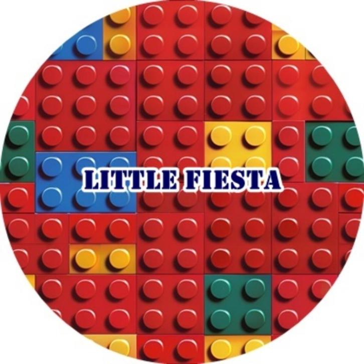 LF5859 icing frosting bouw stenen 20cm eetbare taart print, Hobby en Vrije tijd, Taarten en Cupcakes maken, Nieuw, Versiering