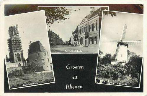 (304-084-037) Rhenen Groeten uit, Verzamelen, Ansichtkaarten | Nederland, Utrecht, Verzenden