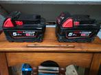 Te koop :  Milwaukee M18 5.0Ah Accu's - Weinig Gebruikt, Doe-het-zelf en Verbouw, Ophalen of Verzenden