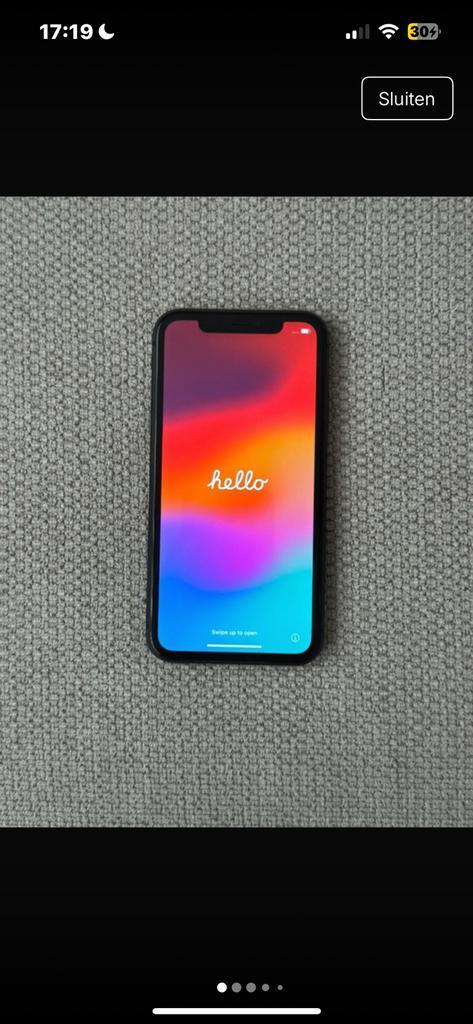 Iphone 11 zwart 128gb, Telecommunicatie, Mobiele telefoons | Apple iPhone, Zo goed als nieuw, 128 GB, Zonder abonnement, Zonder simlock