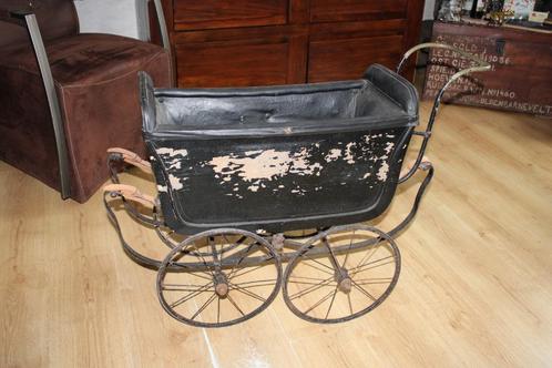 Tweelingen poppen-kinderwagen van begin 1900., Antiek en Kunst, Antiek | Speelgoed, Ophalen