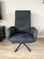Antraciet verstelbare stoel - Zo goed als nieuw!, Huis en Inrichting, Fauteuils, Ophalen, 75 tot 100 cm, Zo goed als nieuw, Stof