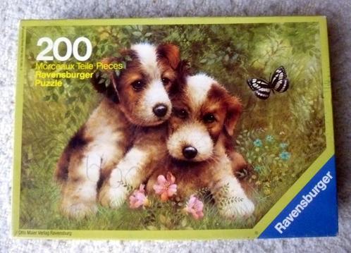 Jonge hondjes 200 stukjes - compleet, Kinderen en Baby's, Speelgoed | Kinderpuzzels, Gebruikt, Meer dan 50 stukjes, Ophalen of Verzenden