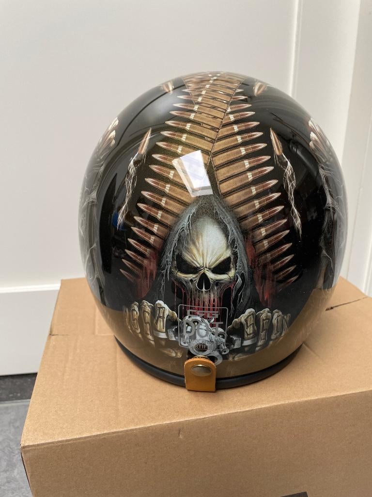 Skull theme helm, Coole Vietnam theme helm, Helmet NIEUW!, Onbekend, Rietstraat 2E, Nieuw, LiMa Trading BV