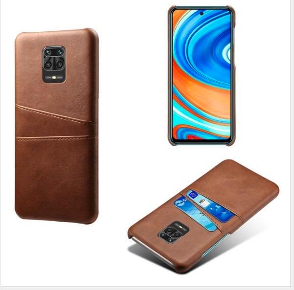 Xiaomi Redmi Note 9 Pro / 9S/ Backcover Set _ Donkerbruin, Telecommunicatie, Mobiele telefoons | Hoesjes en Frontjes | Overige merken