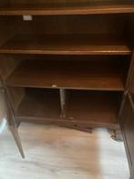 Massief Eikenhouten Linnenkast, Gebruikt, 100 tot 150 cm, Klassiek, Eikenhout