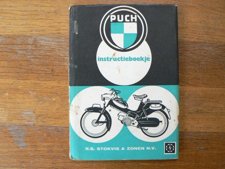 2 DIVERSE PUCH BROMFIETS EN MOTORBOEKEN STOKVIS STEYR, Motoren, Handleidingen en Instructieboekjes, Ophalen of Verzenden