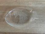 Mooie vintage glazen vis serveerschaal Arcoroc France, Huis en Inrichting, Schaal, Ophalen of Verzenden, Ovaal, Glas