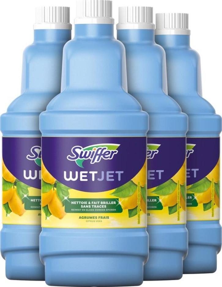 4 x 1.25 Liter Swiffer WetJet - Reinigingsmiddel, Huis en Inrichting, Schoonmaakartikelen, Schoonmaakmiddel, Verzenden