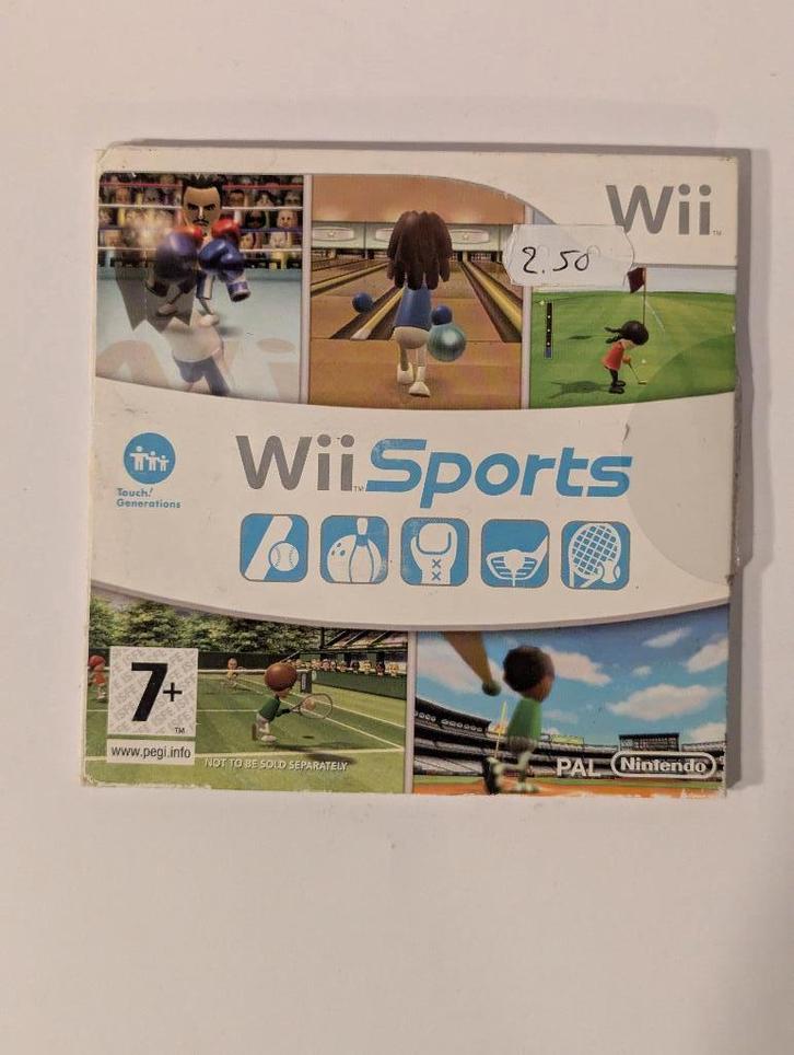 Wii Sports - Nintendo Wii Game, Spelcomputers en Games, Games | Nintendo Wii, Gebruikt, Sport, 3 spelers of meer, Vanaf 3 jaar