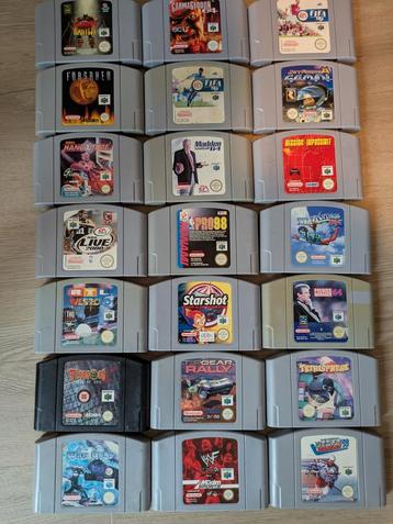 N64 Spellen - €10 per stuk beschikbaar voor biedingen