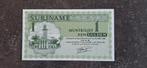 Suriname 1 gulden 1986 UNC, Ophalen of Verzenden, Zuid-Amerika