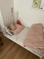 IKEA Minnen peuterbed / groeibed 3 standen+matras+hoeslakens, Kinderen en Baby's, Kinderkamer | Bedden, Ophalen, 70 tot 85 cm