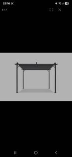 Pergola met zonnewering 3x3 m. Nieuw, Ophalen, Nieuw