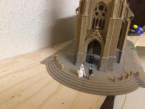 Kerk in HO, Hobby en Vrije tijd, Modeltreinen | H0, Gebruikt, Brug, Tunnel of Gebouw, Gelijkstroom of Wisselstroom, Overige merken