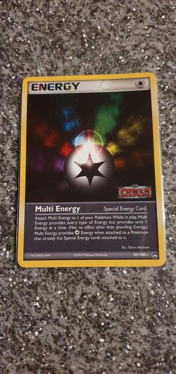  Multi Energy Stamped  Kaart - Power Keepers 89/108 beschikbaar voor biedingen
