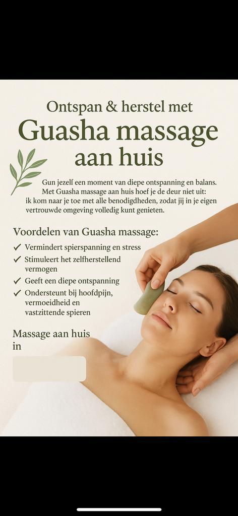 (Guasha) massage aan huis, Diensten en Vakmensen, Welzijn | Masseurs en Massagesalons, Ontspanningsmassage