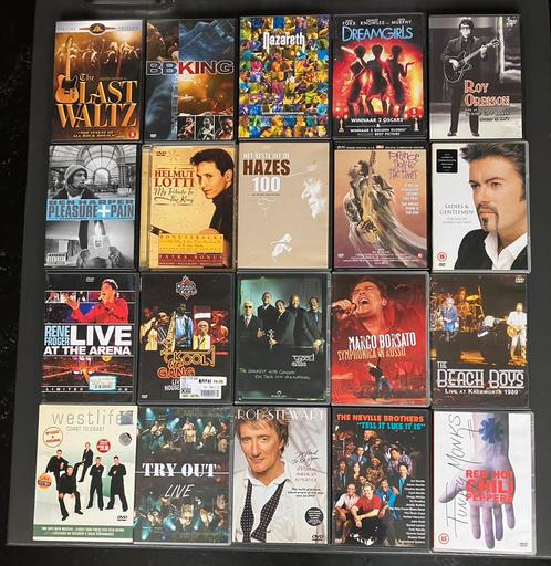 Héél véél muziek DVD's, Cd's en Dvd's, Dvd's | Muziek en Concerten, Zo goed als nieuw, Alle leeftijden, Ophalen of Verzenden