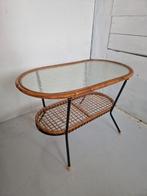 Rohe noordwolde rotan tafel vintage design., Ophalen of Verzenden
