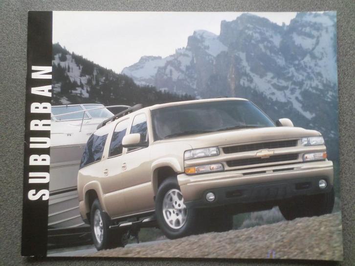 Chevrolet Suburban 2003 Brochure, Boeken, Auto's | Folders en Tijdschriften, Zo goed als nieuw, Chevrolet, Ophalen of Verzenden