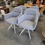 4 x Eetkamerstoel Kinko,Turn White Earl Grey van Jesper Home, Huis en Inrichting, Stoelen, Ophalen, ., Nieuw, Metaal