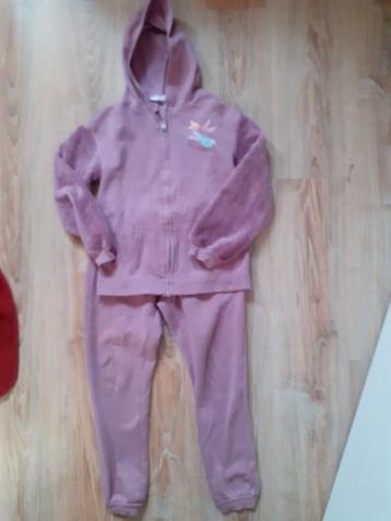leuke unicorn jogging pak met teddy mouwen maat 134/140 beschikbaar voor biedingen