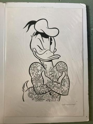 Donald Duck tattoos by Tony Fernandez beschikbaar voor biedingen