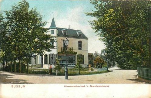 (380-759-005) Bussum Hilversumsche Hoek s Gravelandsch, Verzamelen, Ansichtkaarten | Nederland, Noord-Holland, Verzenden