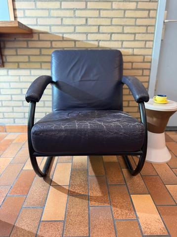 Vintage paars/aubergine relax fauteuil.88