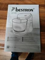 Bestron Keukenmachine AKM100RE - Vintage Stijl, Ophalen, Zo goed als nieuw, Vaatwasserbestendig, 3 snelheden of meer