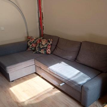 Nette Ikea hoekbank/slaapbank Ikea Friheten Grijs beschikbaar voor biedingen