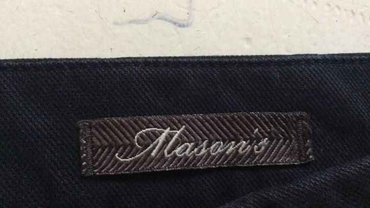 Mason’s broek/chino maat 52, zeer nette staat, Kleding | Heren, Broeken en Pantalons, Zo goed als nieuw, Maat 52/54 (L), Blauw