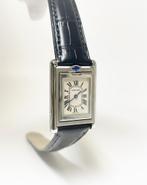 Cartier Tank Basculante 2386 Stainless Steel White Roman, Met strass, Staal, Ophalen of Verzenden, Zo goed als nieuw