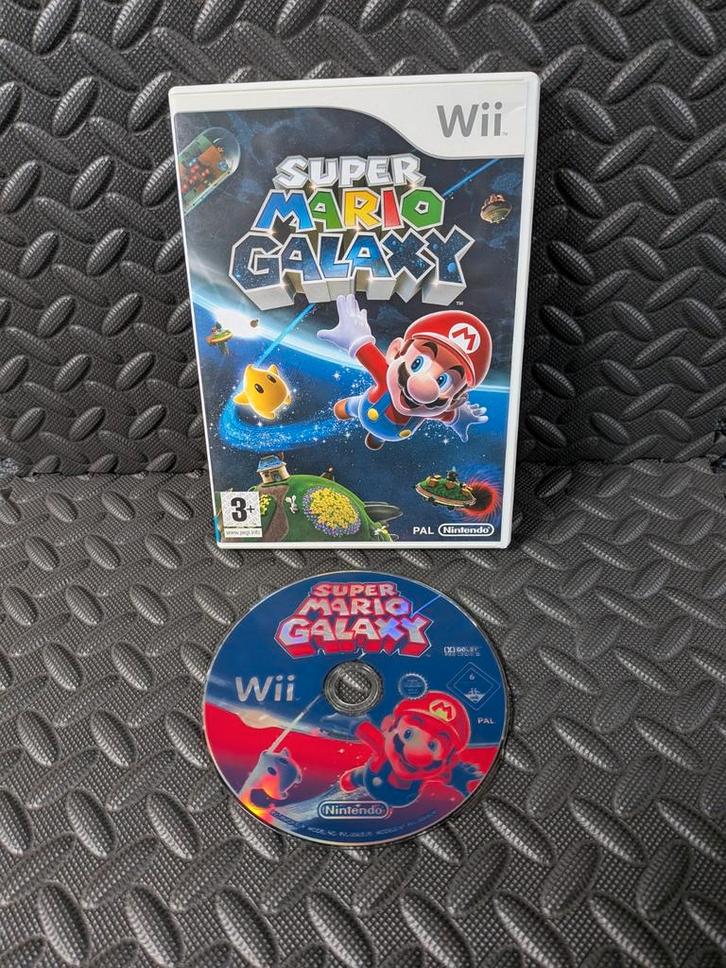 Super Mario Galaxy - Wii - Compleet!, Spelcomputers en Games, Games | Nintendo Wii, Zo goed als nieuw, Platform, 1 speler, Vanaf 3 jaar