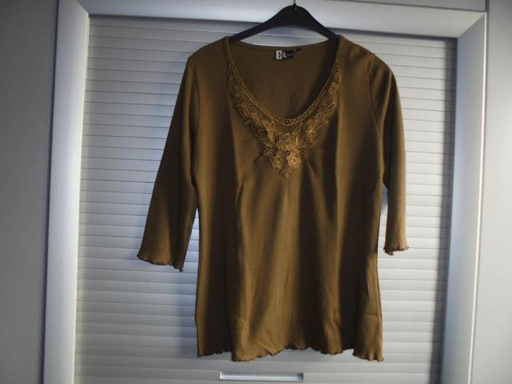 trui HL collection maat 42 bruin, Kleding | Dames, Truien en Vesten, Zo goed als nieuw, Maat 42/44 (L), Bruin, Ophalen of Verzenden