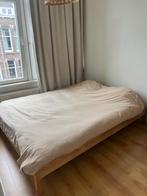 Gratis af te halen bedframe en lattenbodem IKEA, Huis en Inrichting, Ophalen, Gebruikt, Wit, Tweepersoons