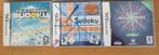 Nintendo DS denk puzzel spellen Sudoku en Weekend Milionairs, Ophalen, Puzzel en Educatief, 1 speler, Zo goed als nieuw