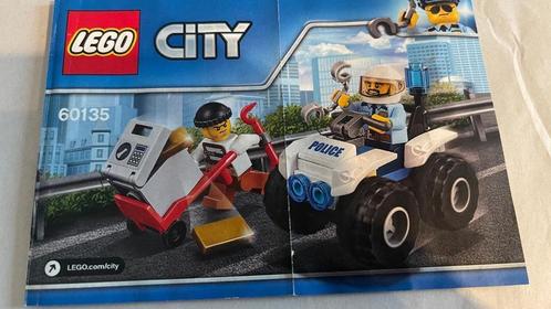 Lego City | 60135 | ATV-arrestatie, Kinderen en Baby's, Speelgoed | Duplo en Lego, Zo goed als nieuw, Lego, Complete set, Ophalen of Verzenden