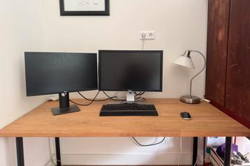 Massief Eikenhouten IKEA Bureau