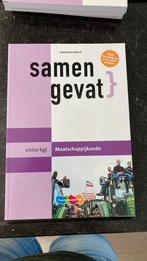 Samengevat vmbo-kgt Maatschappijkunde, Ophalen of Verzenden, Zo goed als nieuw, VMBO, Nederlands