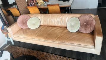 Furnified Gordon Leren Bank - Cognac - 3.5 Zits beschikbaar voor biedingen