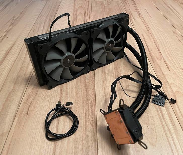 Defecte Corsair H110i + 2x werkende 140mm fans, Computers en Software, Computerkoelers, Niet werkend, Waterkoeling, Ophalen of Verzenden