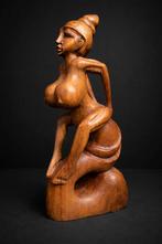 Erotisch houtsnijwerk Papoea, Ophalen of Verzenden