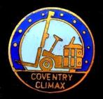 Coventry Climax speld, Verzamelen, Speldjes, Pins en Buttons, Verzenden, Zo goed als nieuw, Transport, Speldje of Pin