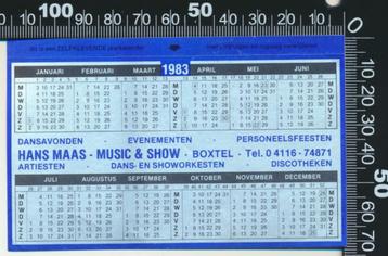 Sticker: Hans Maas Music and Show - Boxtel beschikbaar voor biedingen