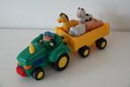 tracktor met wagen met dieren en dieren geluiden, Ophalen of Verzenden, Zo goed als nieuw