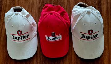 3x Nieuwe petten met het logo van Jupiler. beschikbaar voor biedingen