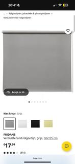Fridans ikea rolgordijn verduisterend grijs, Zo goed als nieuw, Grijs, 150 tot 200 cm, 50 tot 100 cm